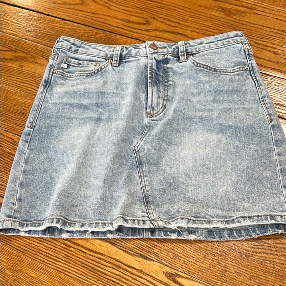 Dear John denim mini skirt.  Great condition. Size 30 waist.